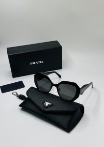 عینک آفتابی زنانه پرادا PRADA مدل PR92WS رنگ مشکی مستر کوالیتی